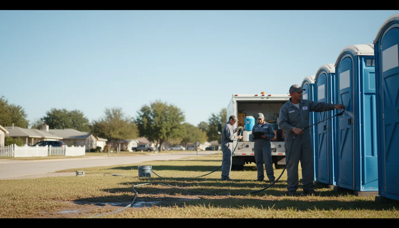 Long-Term Portable Toilet Rental in Cerro Gordo, IL near me